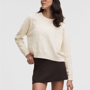 Lululemon Cotton-Blend Jacquard Crewneck Sweater, S